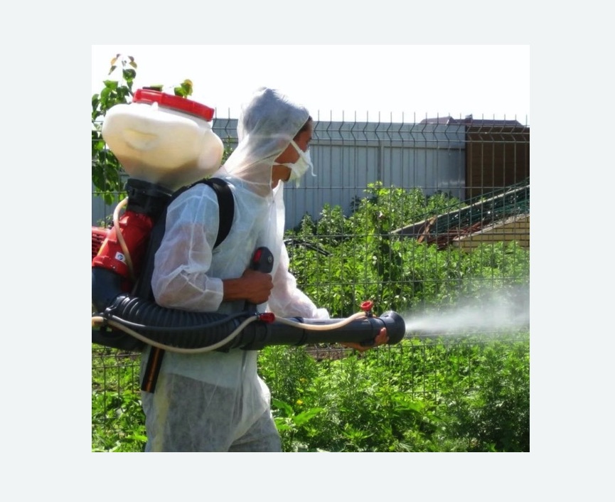 Акарицидная обработка территории в Белозерске